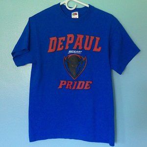 DePaul Pride Big East Conference Tee shirt, size M
